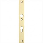 Veiligheidsschild Bauhaus smal BI messing gepolijst gelakt