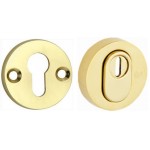 Veiligheidscilinderrozet SKG Elegant messing gelakt titaan