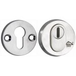 Veiligheidscilinderrozet SKG Elegant mat nikkel ongelakt/mat nikkel titaan