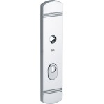 Veiligheidsschild Art Deco BU glans chroom KT