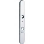 Veiligheidsschild Ovaal smal BU glans chroom KT