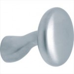 Knop Paddestoel tbv SKG schild mat chroom