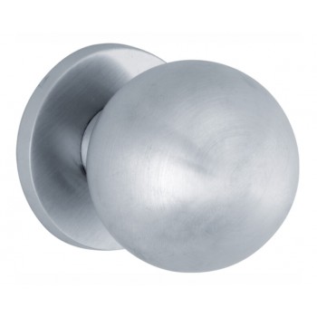 Voordeurknop kogel 60mm mat chroom