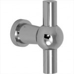 Meubelknop Chemin de Fer glans nikkel 58x10mm