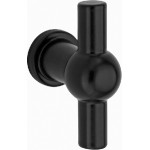 Meubelknop Chemin de Fer mat zwart 58x10mm