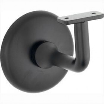 Leuninghouder Cardea rond M8 vlak mat zwart Leuninghouder Cardea rond M8 vlak mat zwart