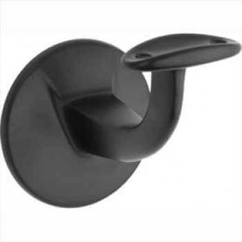 Leuninghouder Elegant hol M8 mat zwart Leuninghouder Elegant hol M8 mat zwart
