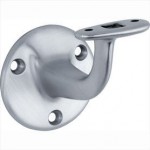 Leuninghouder Elegant vlak mat chroom