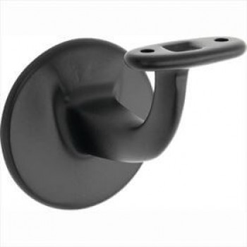 Leuninghouder Elegant vlak M8 mat zwart Leuninghouder Elegant vlak M8 mat zwart