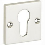 Cilinderrozet Bauhaus-Style glans nikkel