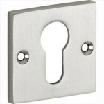 Cilinderrozet Bauhaus-Style mat nikkel ongelakt