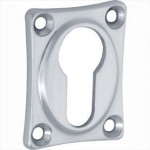 Cilinderrozet mat chroom