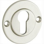 Cilinderrozet Chemin de Fer 50mm glans nikkel