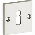 Sleutelrozet Bauhaus-Style glans nikkel