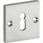 Sleutelrozet Bauhaus-Style mat nikkel ongelakt