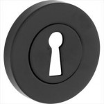 Sleutelrozet Vivo mat zwart