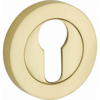 Cilinderrozet Vivo messing gepolijst gelakt