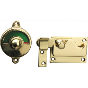 Vrij bezet overslag vlak messing ongelakt