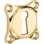 Sleutelrozet Bonton messing ongelakt