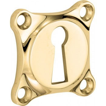 Sleutelrozet Bonton messing ongelakt