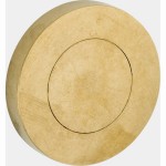 Blind rozet Vivo 50mm messing getrommeld ongelakt