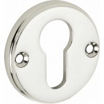 Cilinderrozet Facet glans nikkel