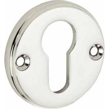 Cilinderrozet Facet glans nikkel