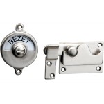 Vrij bezet overslag vlak mat nikkel ongelakt