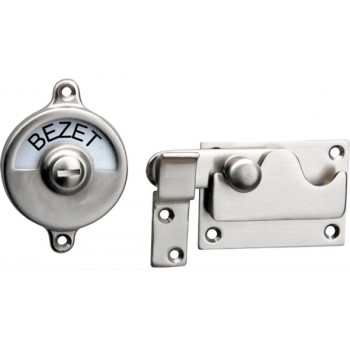 Vrij bezet overslag vlak mat nikkel ongelakt