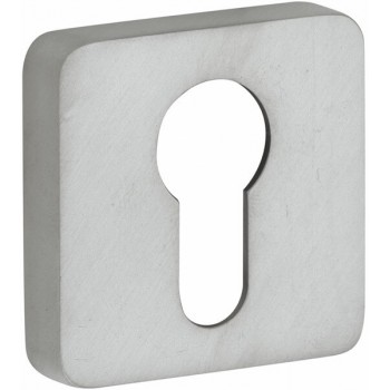 Cilinderrozet Minimal mat nikkel ongelakt M&T