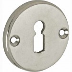 Sleutelrozet Facet antiek nikkel