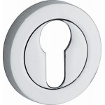 Cilinderrozet Vivo glans chroom