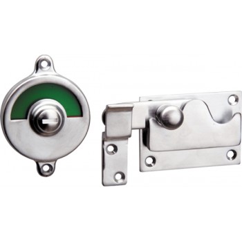 Vrij bezet overslag vlak mat chroom