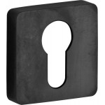 Cilinderrozet Minimal mat zwart titaan M&T