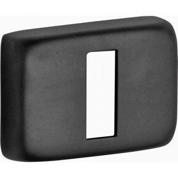 Sleutelrozet Mini mat zwart titaan M&T