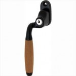 Draaikiep Ton afsluitbaar mat zwart teak verkropt