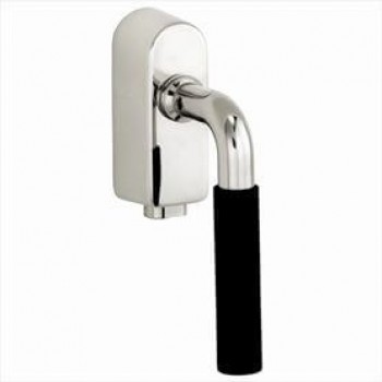 Draaikiep Frankfurt afsluitbaar glans nikkel ebben