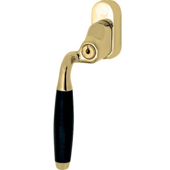 Draaikiep Ton afsluitbaar messing gepolijst gelakt ebben verkropt