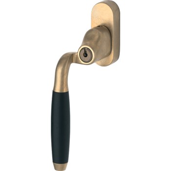 Draaikiep Ton afsluitbaar messing getrommel ongelakt ebben verkropt