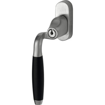 Draaikiep Ton afsluitbaar mat nikkel ongelakt ebben verkropt