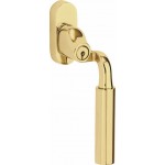 Draaikiep Frankfurt afsluitbaar messing ongelakt verkropt