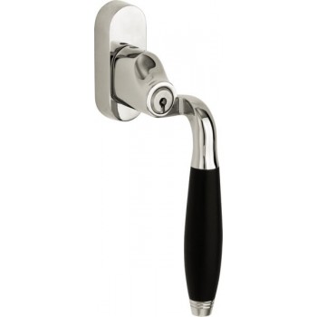 Draaikiep verkropt Bonton afsluitbaar glans nikkel ebben