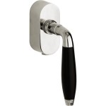 Draaikiep Bonton afsluitbaar glans nikkel ebben