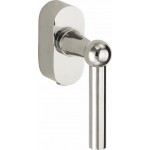 Draaikiep Chemin de Fer afsluitbaar glans nikkel