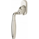 Draaikiep Elegant afsluitbaar glans nikkel 