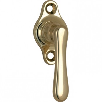 Draaikiep Linea klein messing gepolijst gelakt