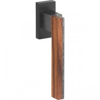 Draaikiep M&T Mimolimit mat zwart titaan/walnoot