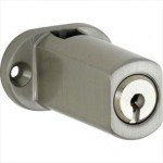 Slot espagnolet vierk stang mat nikkel ongelakt