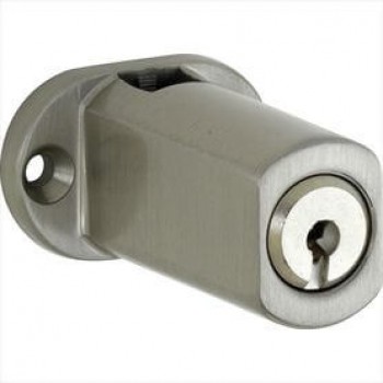 Slot espagnolet vierk stang mat nikkel ongelakt