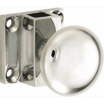 Trekknop espagnolet voor vierkante stang glans nikkel